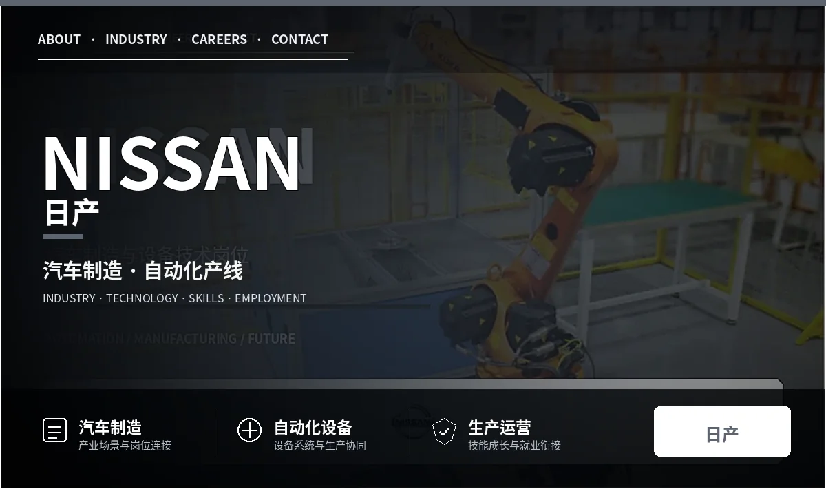 日产企业视觉卡片