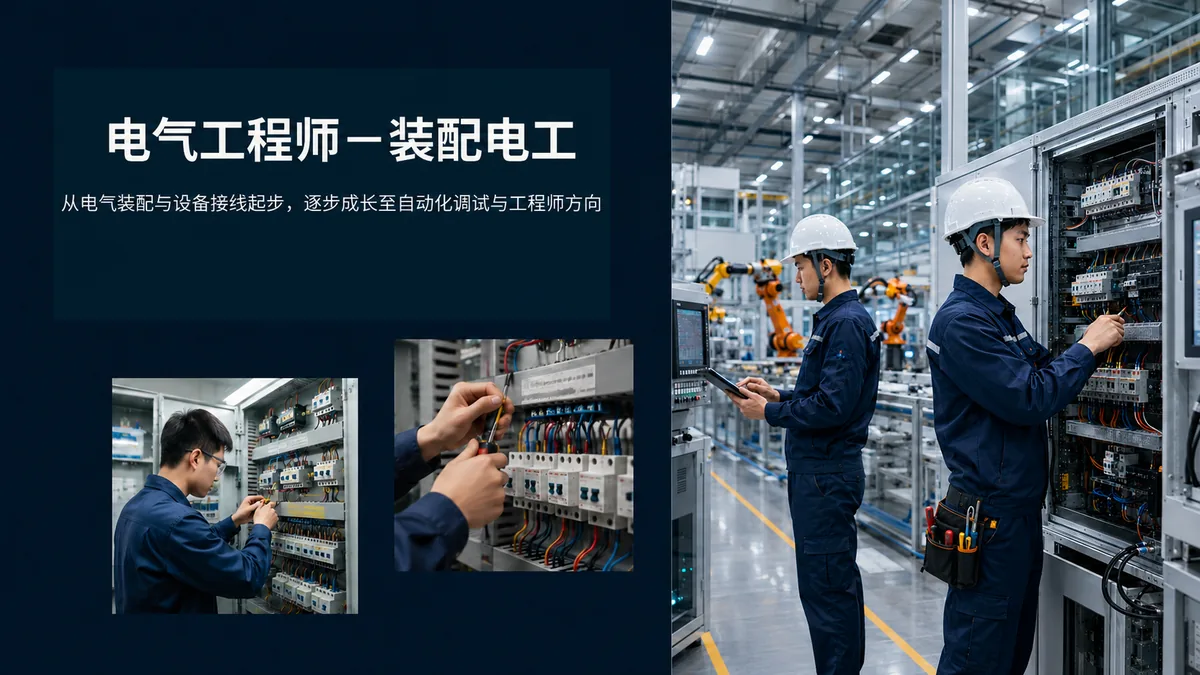 电气工程师装配电工项目视觉图