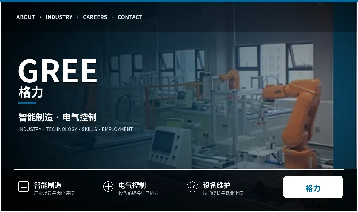 格力企业视觉卡片